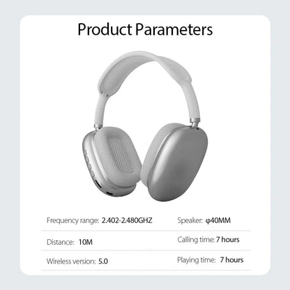 P9 Wireless Bluetooth Headphones With Mic