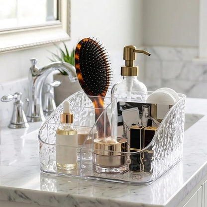 Transparent Prism Cosmetic Organizer For Makeup & Skincare